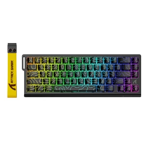 Klawiatura magnetyczna ATTACK SHARK X68 HE RGB black contours