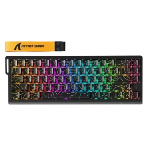 Klawiatura magnetyczna ATTACK SHARK X68PRO HE Black contour